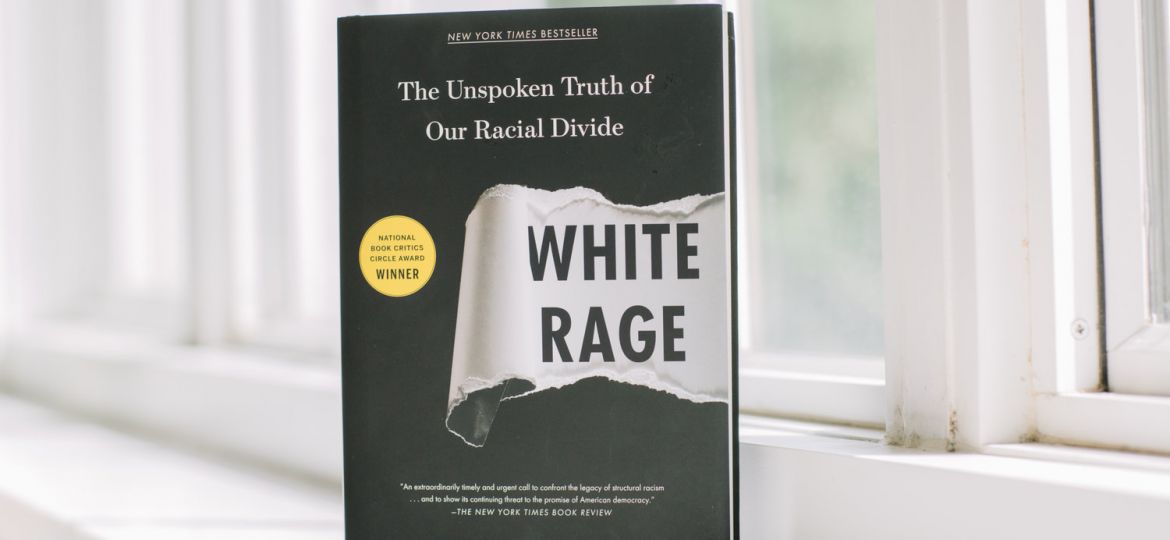 White Rage book on window ledge